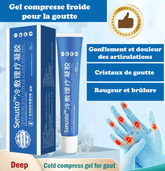 Pack ( 2 Boites) Gel de physiothérapie pour compresses froides contre la goutte